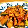 norigen116's cooksnap of when they made かぼちゃとピーマンのオイスターマヨ炒め.