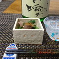 ダイナマイト漆黒's cooksnap of when they made 大人珍味、簡単、小松菜と砂肝のからし和え.