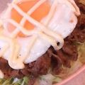 iyo＊'s cooksnap of when they made おいし～❤簡単！ロコモコ風丼✿.