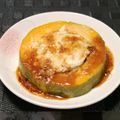 まいちゃん☆★'s cooksnap of when they made 鶏挽きと豆腐のつくね詰め♪南瓜リング.