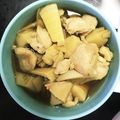 クックKO7AVQ☆'s cooksnap of when they made 鶏肉とタケノコの煮物.