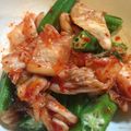 クックBPYVOH☆'s cooksnap of when they made おつまみに！おくらキムチ.