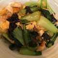 みちゃん☺︎'s cooksnap of when they made キクラゲとチンゲンと卵の炒め物.