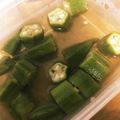 クックLZ7E8G☆'s cooksnap of when they made 簡単！白だしでオクラのお浸し.
