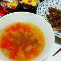 赤きんぎょ16's cooksnap of when they made 無添加で安心♬ コンソメスープ.