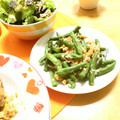 komutatata's cooksnap of when they made 簡単！いんげんと鮭フレークのバター炒め.