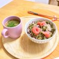 komutatata's cooksnap of when they made 明太高菜ご飯★食べラーのせ♬.