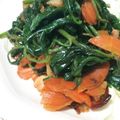 393toomoti's cooksnap of when they made 空芯菜と人参の彩りにんにく炒め☆.
