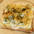 ダッフィーニーうに's cooksnap of when they made ＊しらすとゆで卵のトースト＊.