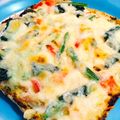 Cook★Robin's cooksnap of when they made 【糖質オフ】こんがり油揚げピザ.