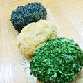 ケロ母ちゃん's cooksnap of when they made 簡単！手間なし☆三色おはぎ.