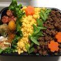 クック2I39B7☆'s cooksnap of when they made ラップで安心♪崩れないそぼろ弁当♪.
