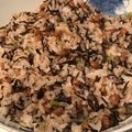 かつぞう☆'s cooksnap of when they made 納豆＆ひじきチャーハン★食物繊維たっぷり.
