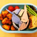 あおがくママ's cooksnap of when they made 仮面ライダービルドのキャラ弁.