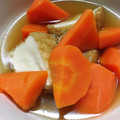 たぬとん's cooksnap of when they made いりこで人参と厚揚げ、竹の子の煮物.