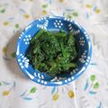 mmameco's cooksnap of when they made 不断草の胡麻味噌辛子和え.