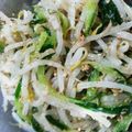 ぺこ結's cooksnap of when they made 油っぽくない！もやしときゅうりのナムル.