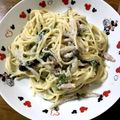 かよぶーママ♡'s cooksnap of when they made 牛乳でクリーム明太子パスタ！.