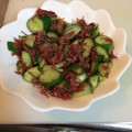 リン♫'s cooksnap of when they made 超簡単！コンビーフときゅうりの炒め物☆.