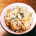クック3IVBGA☆'s cooksnap of when they made 秋の味！さつま芋とおあげの混ぜご飯.