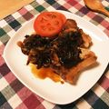 クックマcbear's cooksnap of when they made 赤ワイン漬け★やわらか豚ロース焼き.