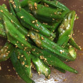 anemonenan's cooksnap of when they made 超簡単でウマウマ☆おくらの胡麻和え.