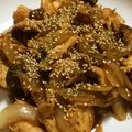 ひよひよガラス's cooksnap of when they made 鶏むね肉となすの簡単ポン照り焼き.