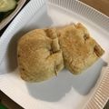 こりんママ8's cooksnap of when they made 節約♡チーズ&カレー味油揚げのハサミ焼き.