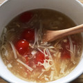 さきいか＠'s cooksnap of when they made 玉子とトマトの中華スープ.