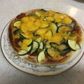harucapapa's cooksnap of when they made ナスとズッキーニのマリネをのせたピザ.