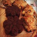 komugiko4's cooksnap of when they made パネトーネマザーで♡チョコバナナスコーン.