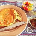 komugiko4's cooksnap of when they made バジル風味のパンケーキ♡.