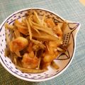 北海道伯爵's cooksnap of when they made 鶏ごぼうの甘辛炒め.