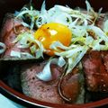 Tケｰ′sK's cooksnap of when they made 激旨！プロ仕様のローストビーフ丼！.