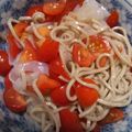 奈々☆彡's cooksnap of when they made 【腎臓病】低たんぱく蕎麦でトマト蕎麦.