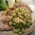 えつおくん's cooksnap of when they made 豚肉のソテー、香菜とミントのソース.