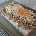 よっしーにゃんこ's cooksnap of when they made 味噌で納豆チーズトースト.