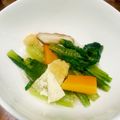 B子chan's cooksnap of when they made 小松菜のレンジでチン♪.
