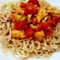 mirichan69's cooksnap of when they made 卵トマトうどん.