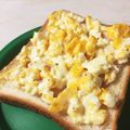 三七五's cooksnap of when they made 超簡単！こんがり卵チーズトースト.