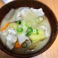 さくらもちねえさん's cooksnap of when they made たっぷり根菜とさつま芋の豚汁.