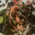 akedon33's cooksnap of when they made カニカマ入った☆わかめときゅうりの酢の物.
