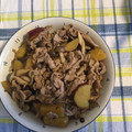 クック77G8CV☆'s cooksnap of when they made さつまいもと豚肉の甘辛炒め✨.