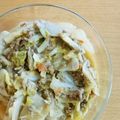 シナモシナモ's cooksnap of when they made 【簡単】豚ひき肉と白菜の辛味噌炒め.
