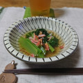 ダイナマイト漆黒's cooksnap of when they made すぐ一品☆小松菜と桜えびのさっと煮.