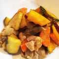 kaebun☆'s cooksnap of when they made 子供が喜ぶ鶏もも肉と薩摩芋とかぼちゃ炒め.