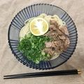 ちゃんもももも's cooksnap of when they made 簡単！ 牛肉おろしぶっかけすだちうどん.