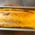 六's cooksnap of when they made 超簡単！衝撃のかぼちゃチーズケーキ.