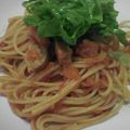 iomanma's cooksnap of when they made 簡単♫甘～い♡うちのトマトスパゲッティー.