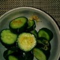 クックQ1UMSY☆'s cooksnap of when they made きゅうりと大葉干しエビの浅漬け☆.